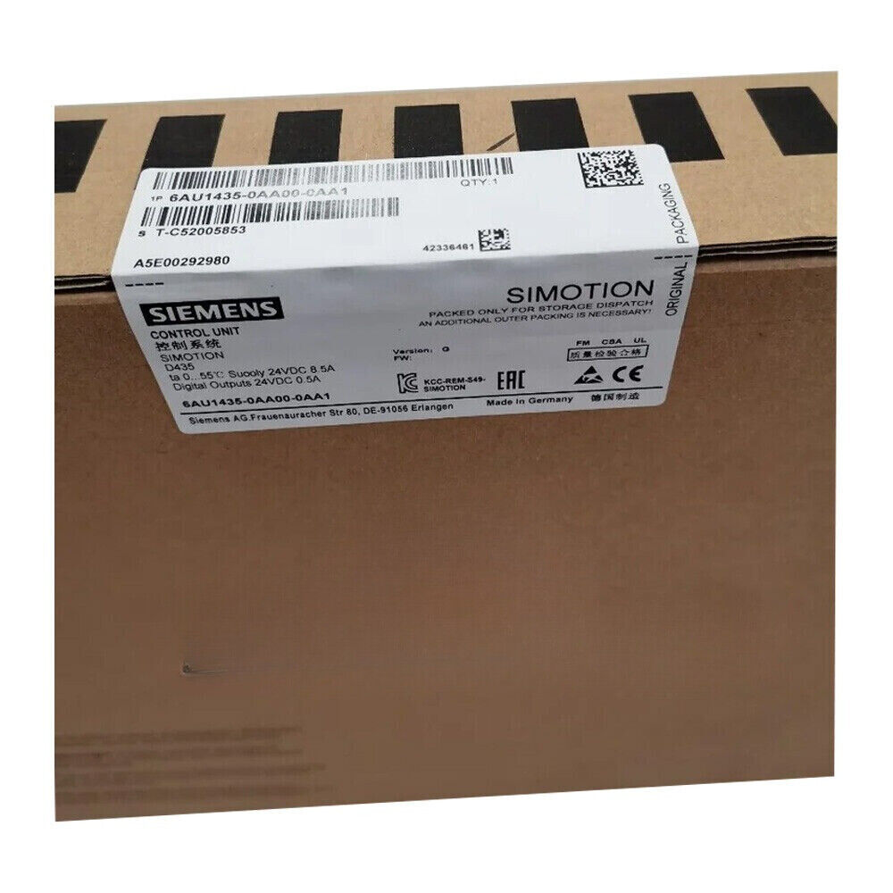 New Siemens 6AU1435-0AA00-0AA1 6AU14 35-0AA00-0AA1 SIMOTION DRIVE-BASED CONTROL UPS / DHL / Fedex