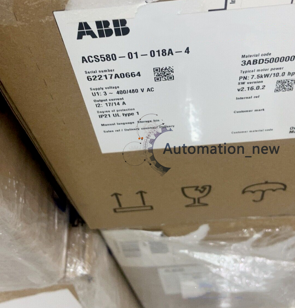 Brand New ABB ACS580-01-018A-4 inverter Fast FedEx or DHL