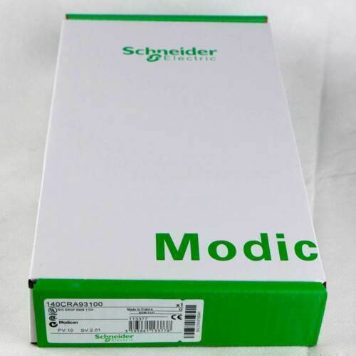 Schneider 140CRA93100 RIO Drop Module 1PC New In Box Expedited Shipping DHL / UPS / FedEx