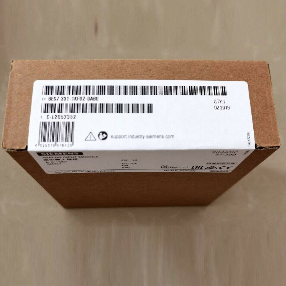 Siemens Analog Input 6ES7 331-1KF02-0AB0 / 6ES7331-1KF02-0AB0 PLC New in DHL / UPS / FedEx