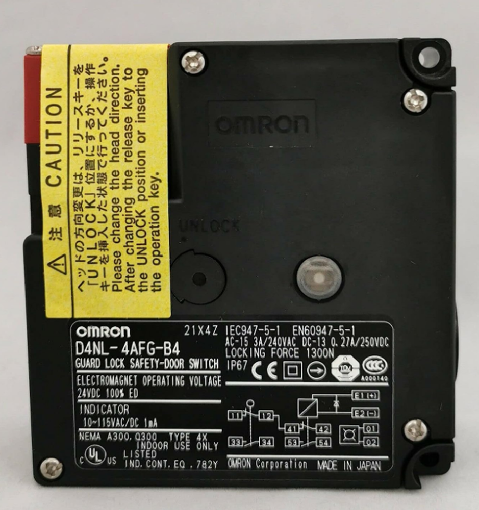 NEW Omron D4NL-4AFG-B4 Safety Door Electromagnetic Lock DHL / UPS / FedEx