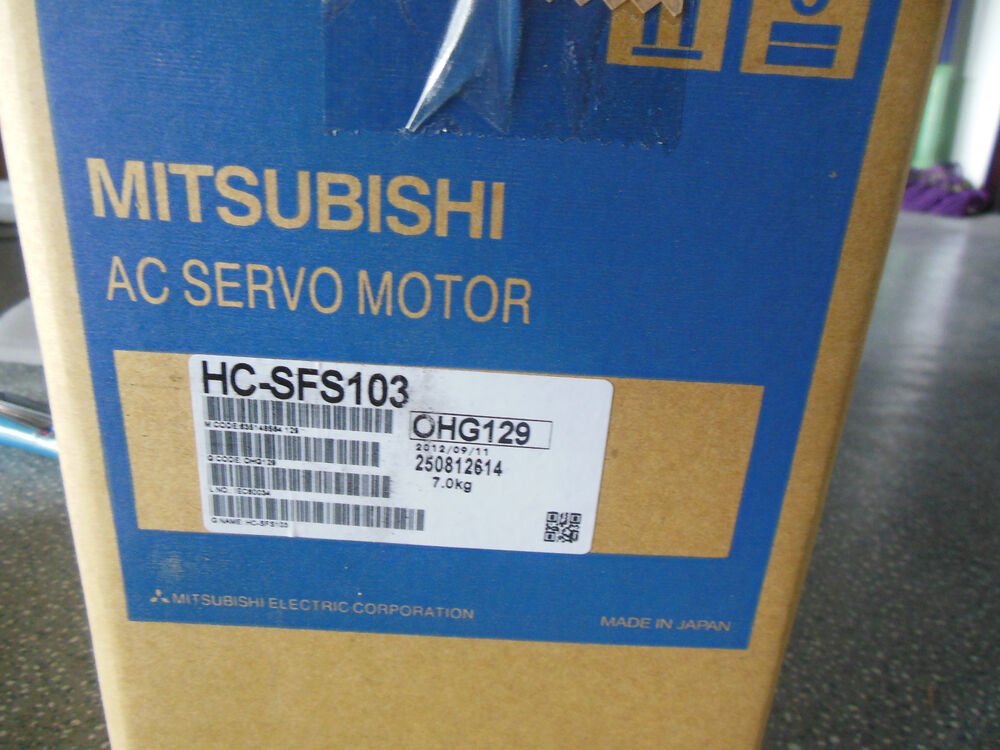 Mitsubishi HC-SFS103B AC Servo Motor HCSFS103B New In Box Expedited Shipping DHL / UPS / FedEX