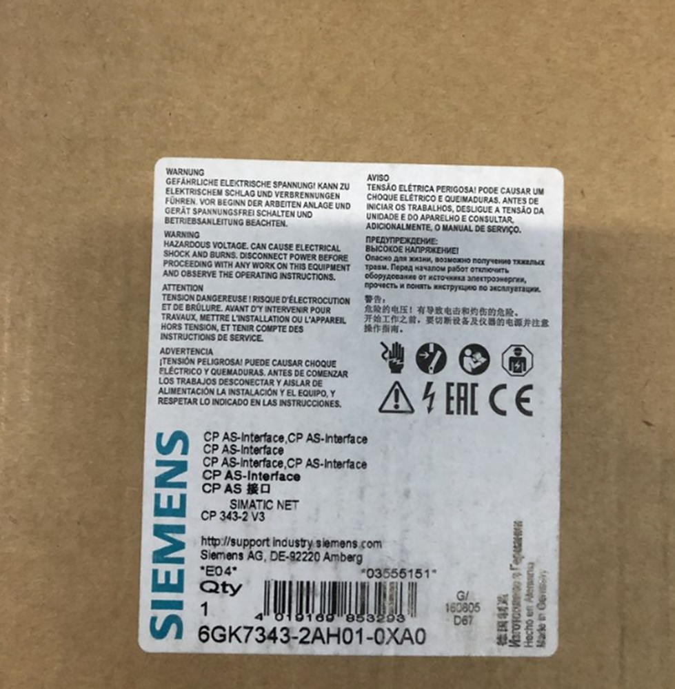 NEW Siemens PLC 6GK7343-2AH01-0XA0 6GK7 343-2AH01-0XA0 DHL / UPS / FedEx
