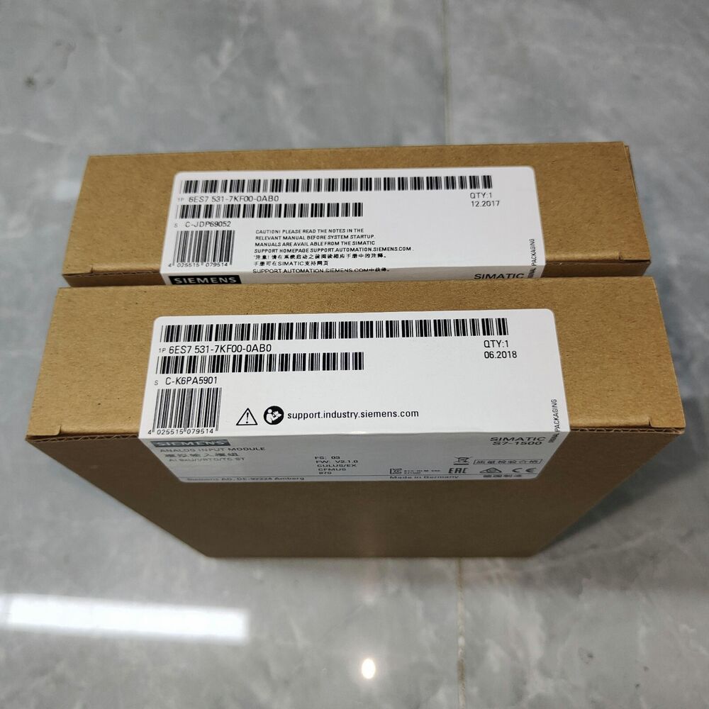 New Siemens 6ES7531-7KF00-0AB0 6ES75317KF000AB0 S7-1500 analog input module
