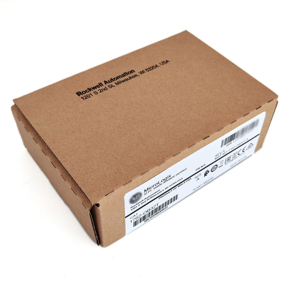 New Factory Sealed 1762-OB32T SER A MicroLogix 32 Point D/O Module 1762OB32T AB Fedex or DHL