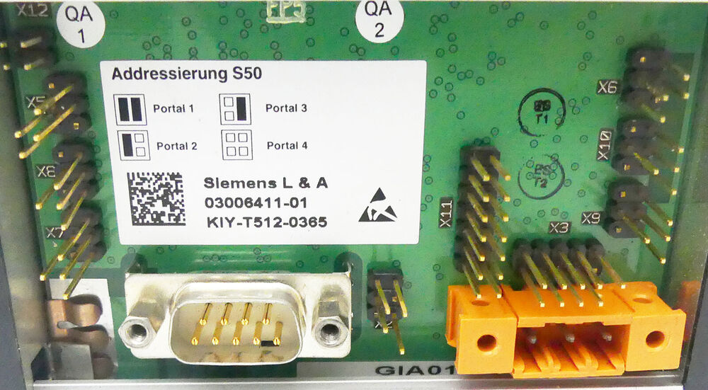 Siemens S50 03006411-01 Control Unit -used-- UPS / Fedex / DHL