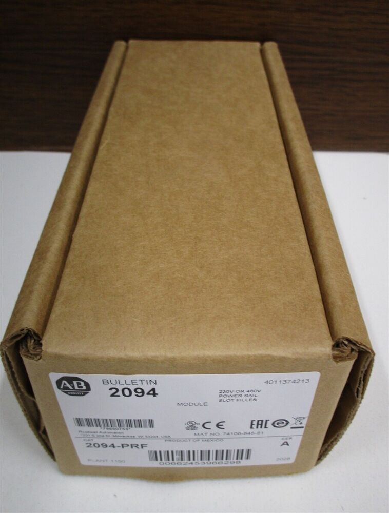 ALLEN BRADLEY 2094-PRF Slot Filler Power Rail 230V or 460V Ser A NEW AB 2094-PRF DHL / UPS / FedEx