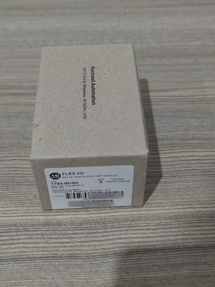New Factory Sealed AB 1794-IB16D SER A Flex I/O Rev. A01 Input Module 1794IB16D DHL / UPS / FedEx