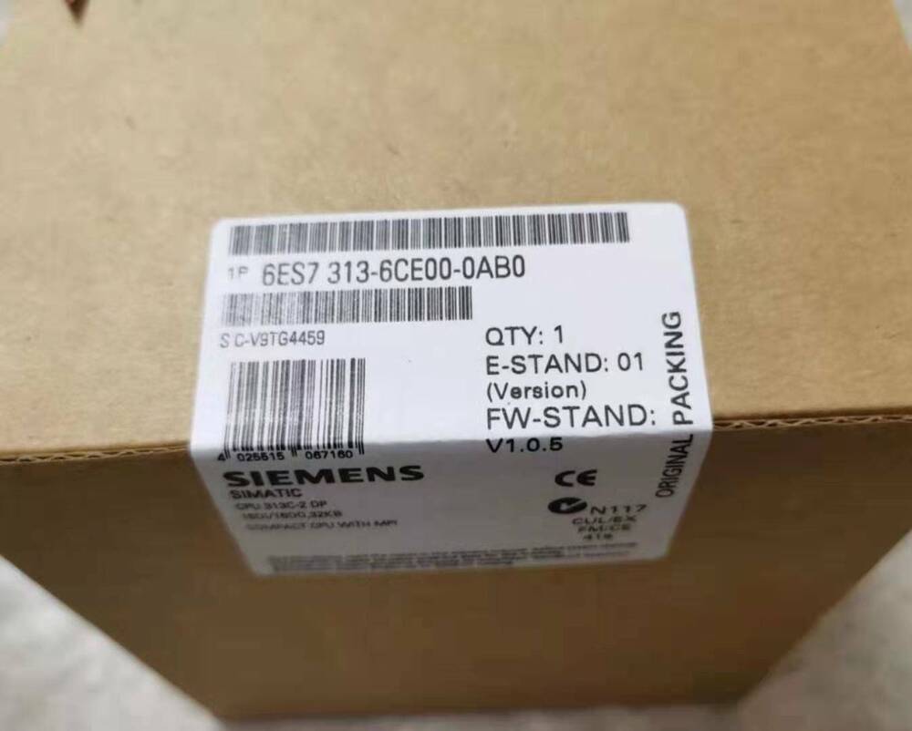 Siemens 6ES7313-6CE00-0AB0 6ES7 313-6CE00-0AB0 PLC Moudle New In Box