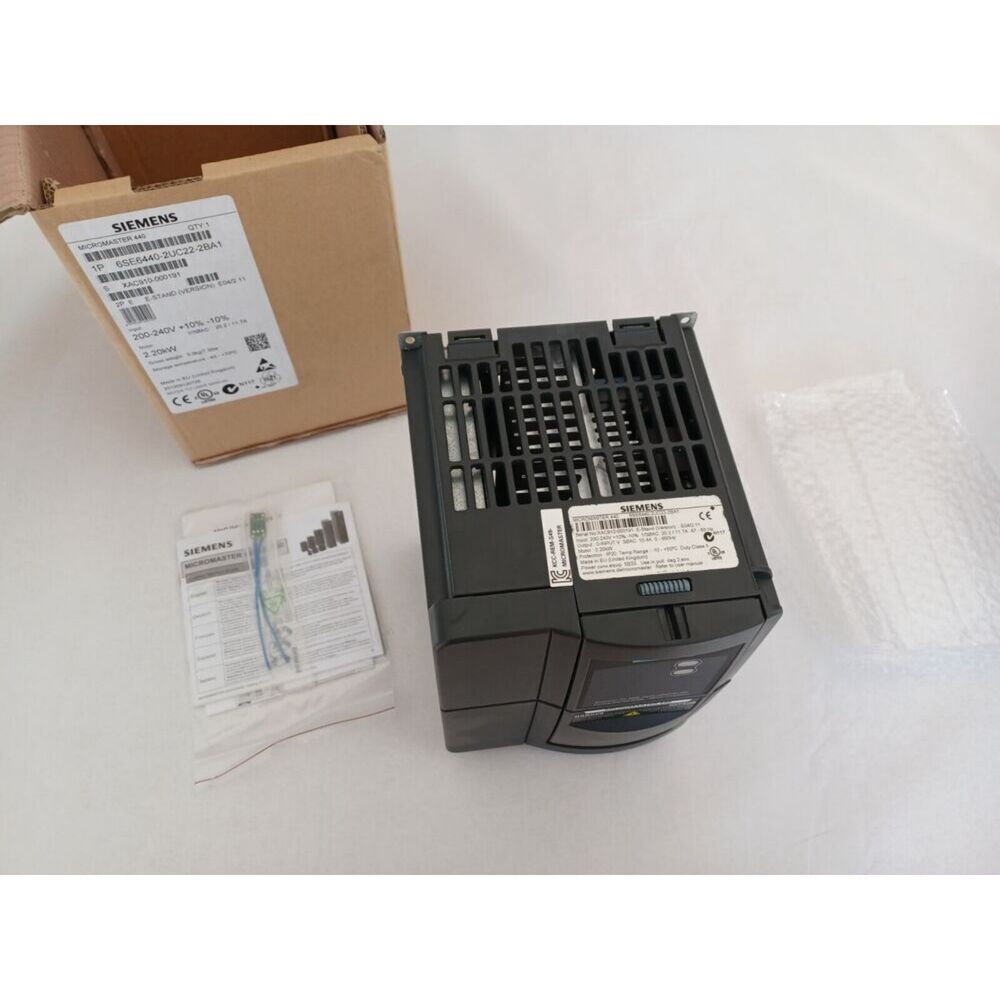 New Siemens 6SE6440-2UC22-2BA1 6SE64402UC222BA1 MICROMASTER440 without filter