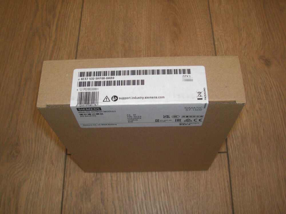 New Siemens S7-1500 analog output module 6ES7532-5HF00-0AB0 6ES7 532-5HF00-0AB0