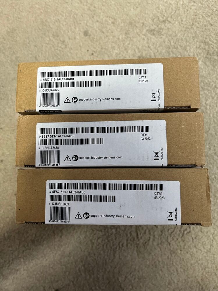 New Siemens 6ES7513-1AL02-0AB0 6ES7 513-1AL02-0AB0 SIMATIC S7-1500 CPU 1513-1 PN