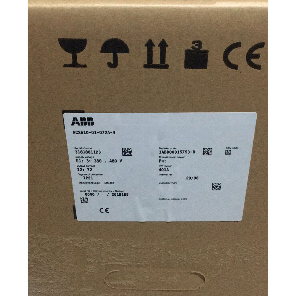 1PCS NEW ACS510-01-072A-4 ABB Frequency Converter ACS510-01-072A-4