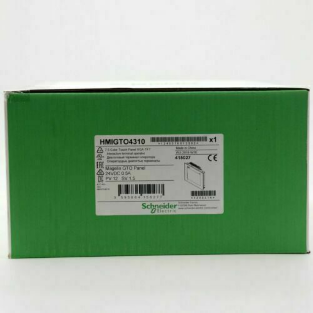 Schneider HMIGTO4310 Advanced Touchscreen Panel, Harmony GTO, VGA-TFT 7.5" Color UPS / DHL / Fedex