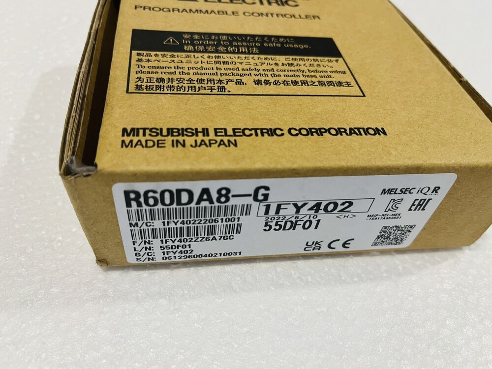 Mitsubishi PLC Unit Module Brand New R60DA8-G In Stock Fast Shipping UPS / DHL / Fedex