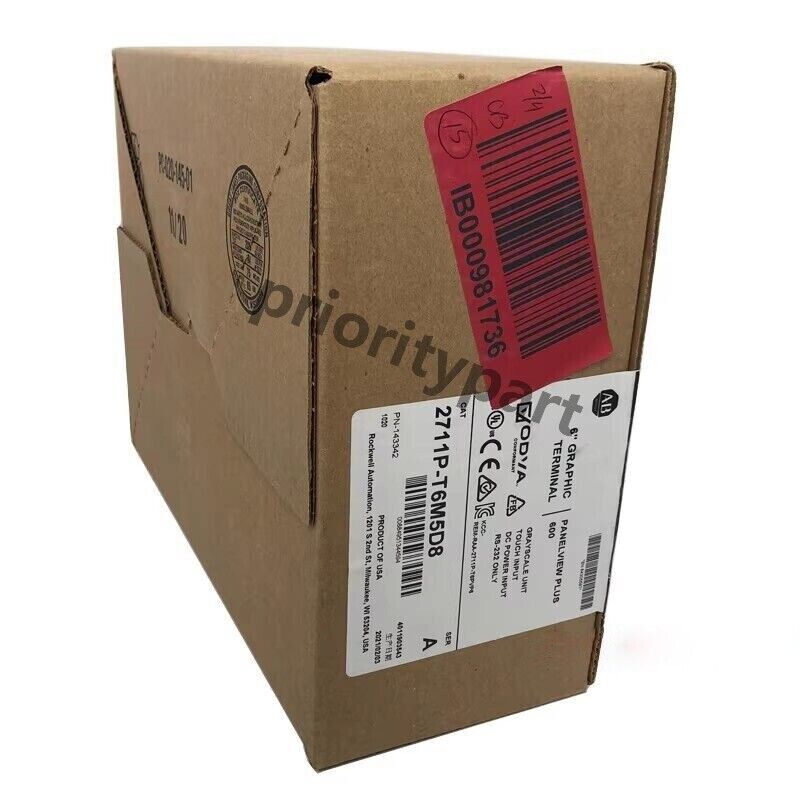 Factory Sealed Allen-Bradley 2711P-T6M5D8 /A PANELVIEW PLUS 600 Free Shipping DHL / UPS / FedEx