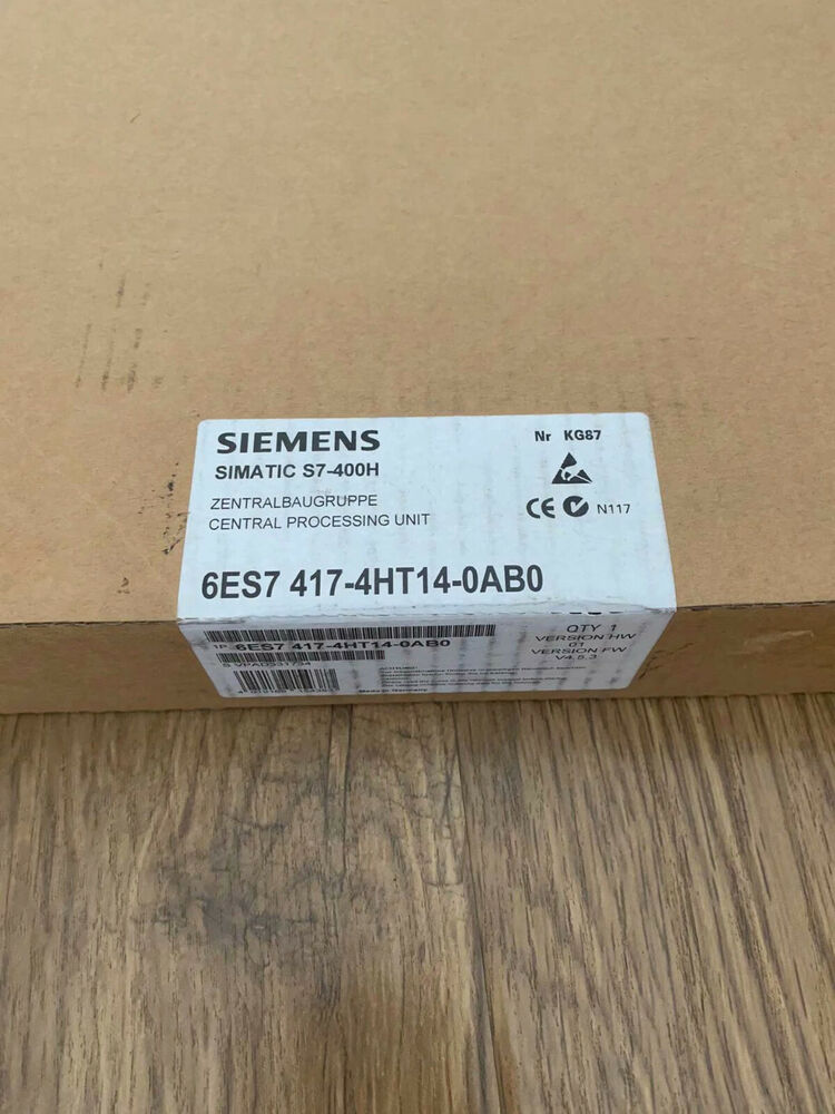 Siemens PLC 6ES7417-4HT14-0AB0 New In Box 6ES74174HT140AB0 Expedited Shipping DHL / UPS / FedEx
