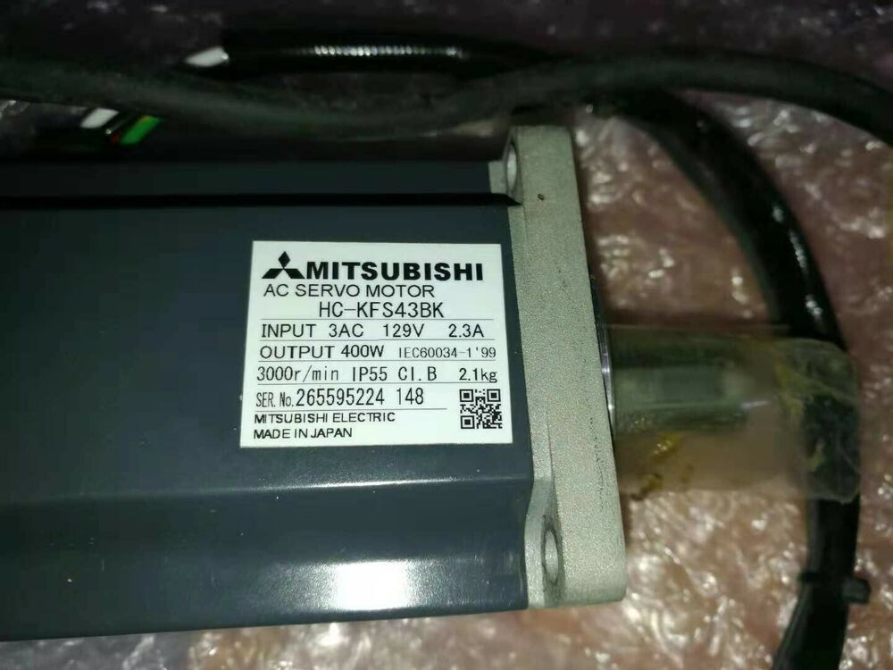 MITSUBISHI SERVO MOTOR HC-KFS43BK FREE EXPEDITED shipping Refurbished DHL / UPS / FedEx