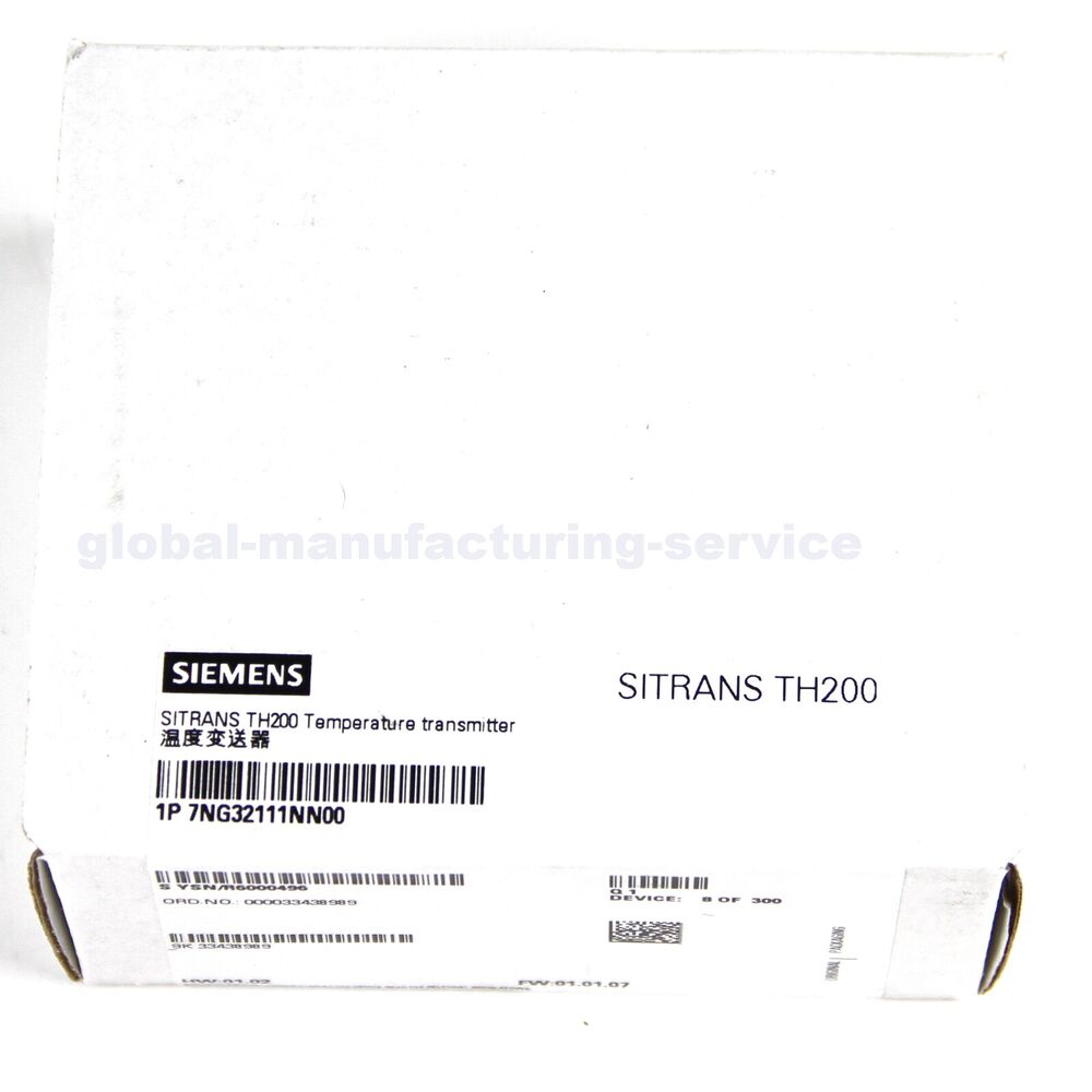 New In Box SIEMENS SITRANS TH200 7NG3 211-1NN00 Temperature Transmitter DHL / UPS / FedEx