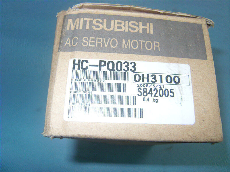 Mitsubishi HC-PQ033 AC Servo Motor HCPQ033 New In Box Expedited Shipping DHL / UPS / FedEX