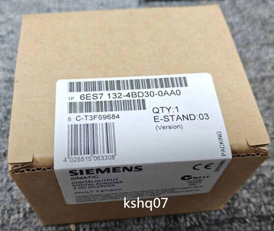 New Siemens 6ES7132-4BD30-0AA0 6ES71324BD300AA0 SIMATIC DP 5 ELECTRON MODULE
