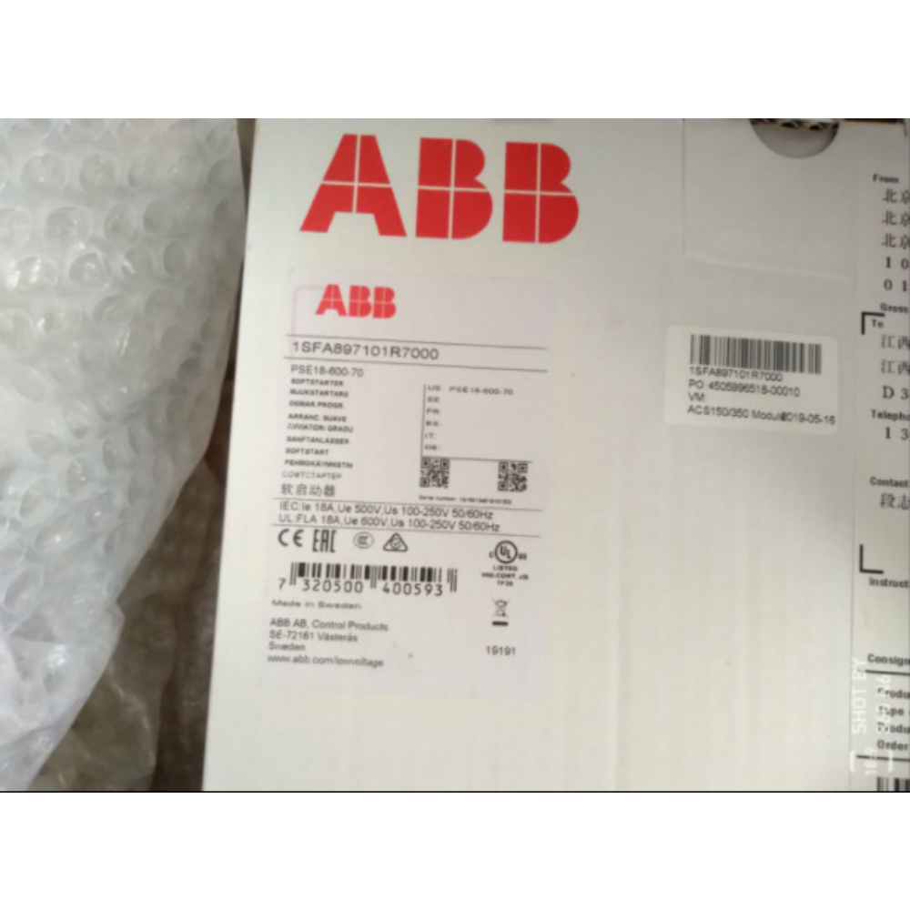 PSE18-600-70 ABB 1SFA897101R7000 Soft Starter Brand New in Box Spot Goods