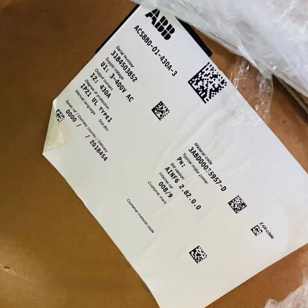 ACS880-01-430A-3 Brand New ABB Inverter ACS880-01-430A-3 New Fast Shipping 1PCS
