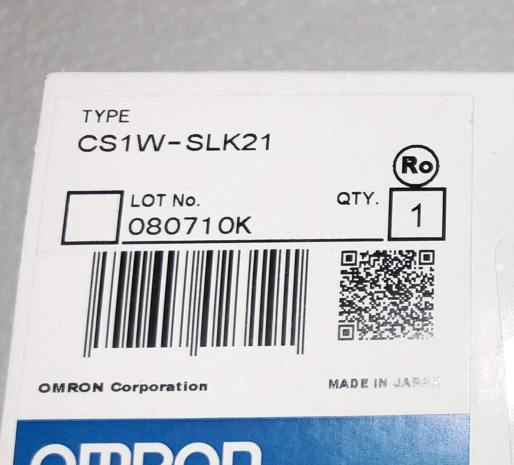 New In Box Omron CS1W-SLK21 CS1WSLK21 DHL / UPS / FedEx