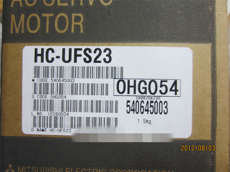 MITSUBISHI HC-UFS23 Servo Motor New In Box HCUFS23 Expedited Shipping DHL / UPS / FedEX