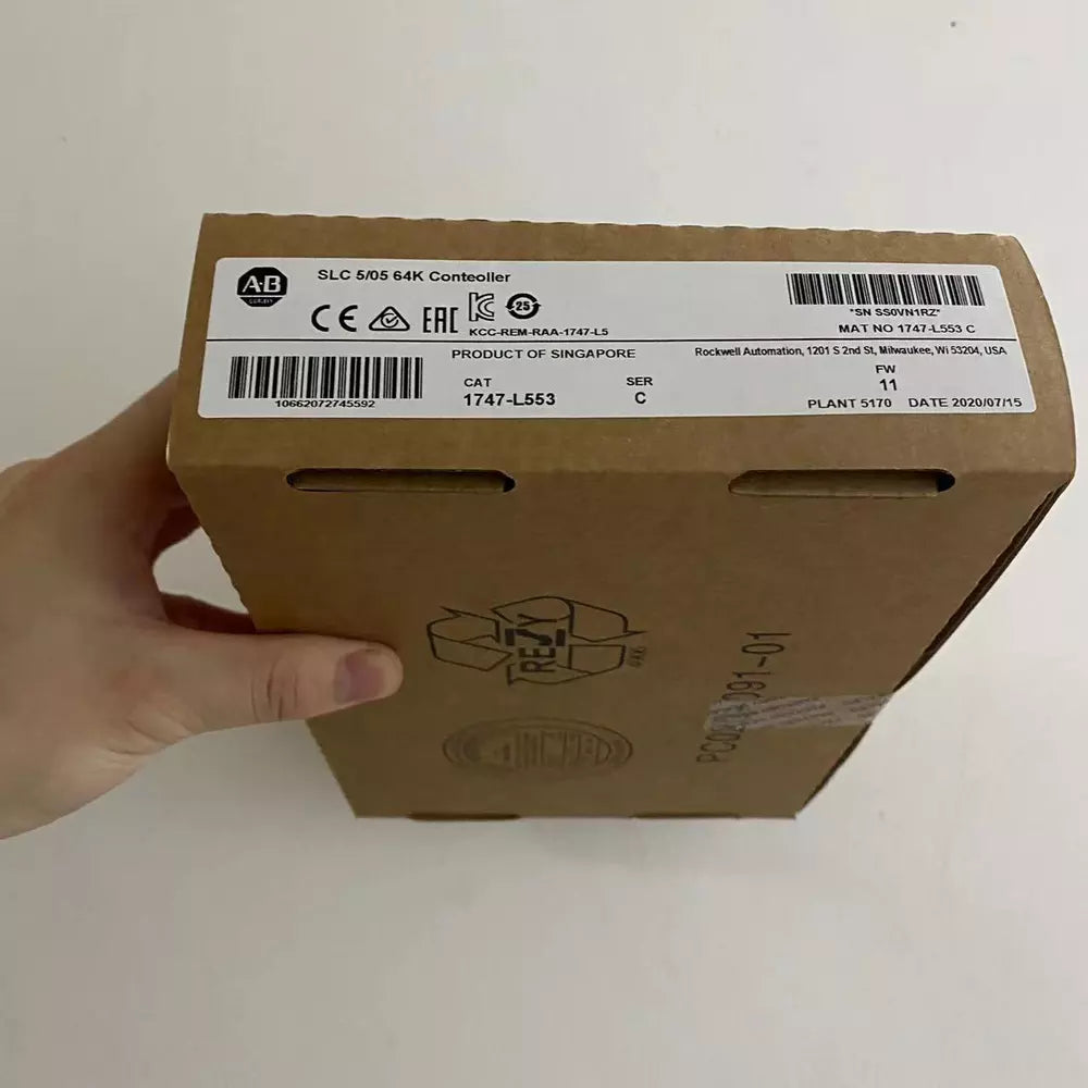 New Factory Sealed AB 1747-L553 SER C SLC 5/05 64K CPU Processor Unit 1747L553 DHL / UPS / FedEx
