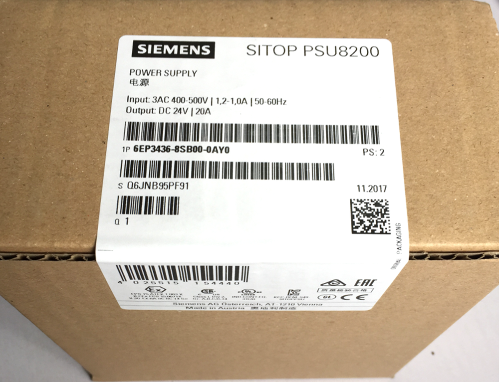 NEW Siemens 6EP3436-8SB00-0AY0 6EP3 436-8SB00-0AY0 Power Supply DHL / UPS / FedEx