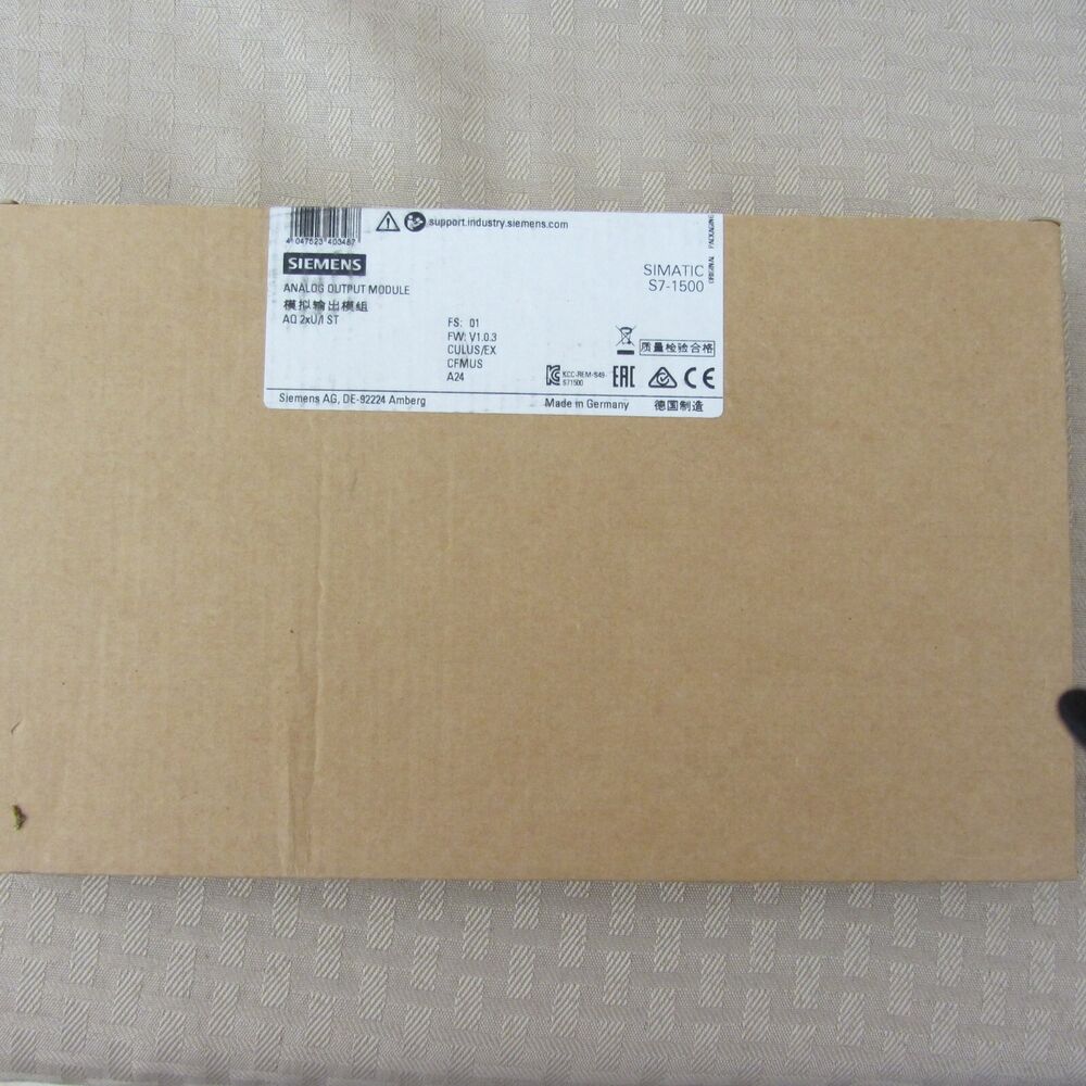 New Siemens 6ES7532-5NB00-0AB0 S7-1500 analog output module 6ES7 532-5NB00-0AB0