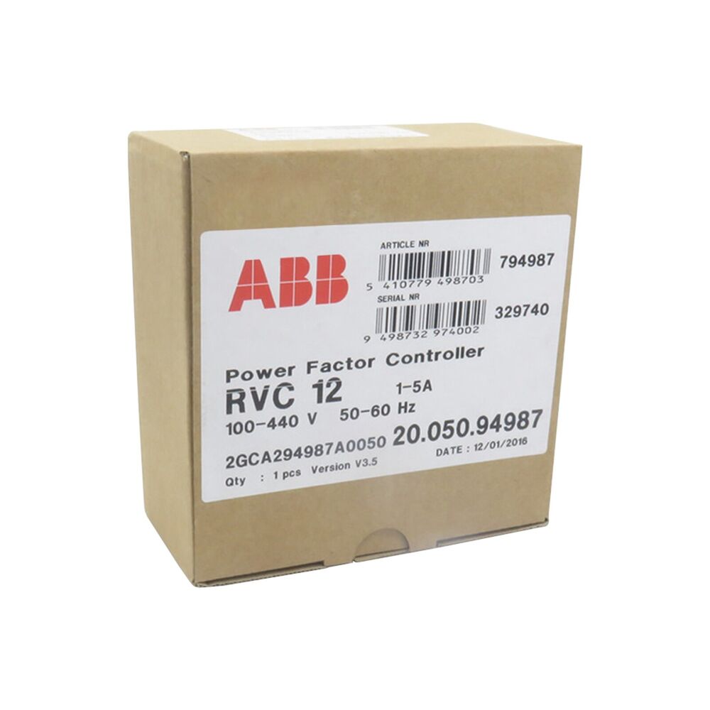 NEW ABB RVC-12/1-5A Power Factor Automatic Compensation Controller DHL / UPS / FedEx