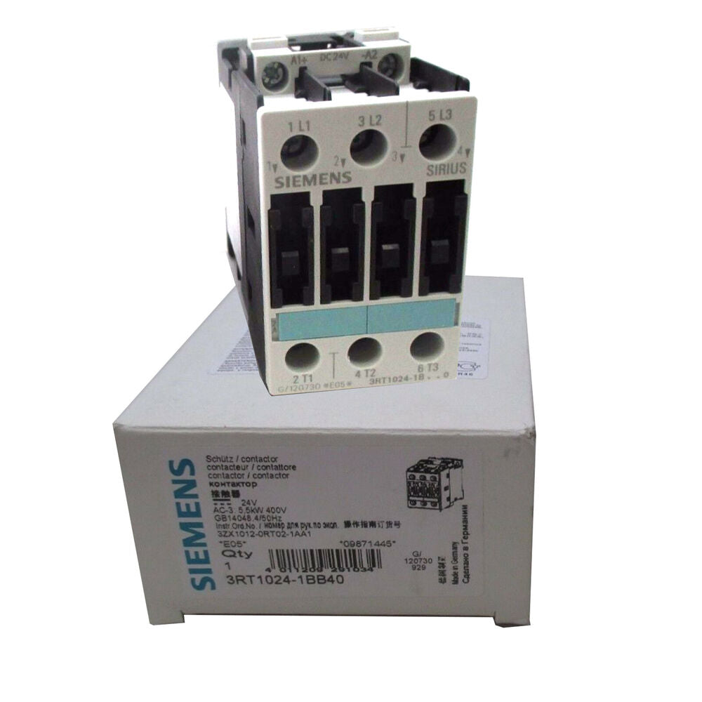 New Genuine SIEMENS 3RT1024-1BB40 3RT10241BB40 Contactor Free Expedited Shipping DHL / UPS / FedEx