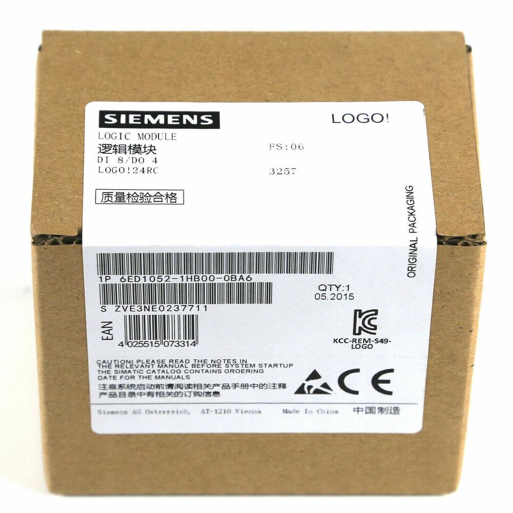 New In Box SIEMENS 6ED1 052-1HB00-0BA6 PLC Module DHL / UPS / FedEx