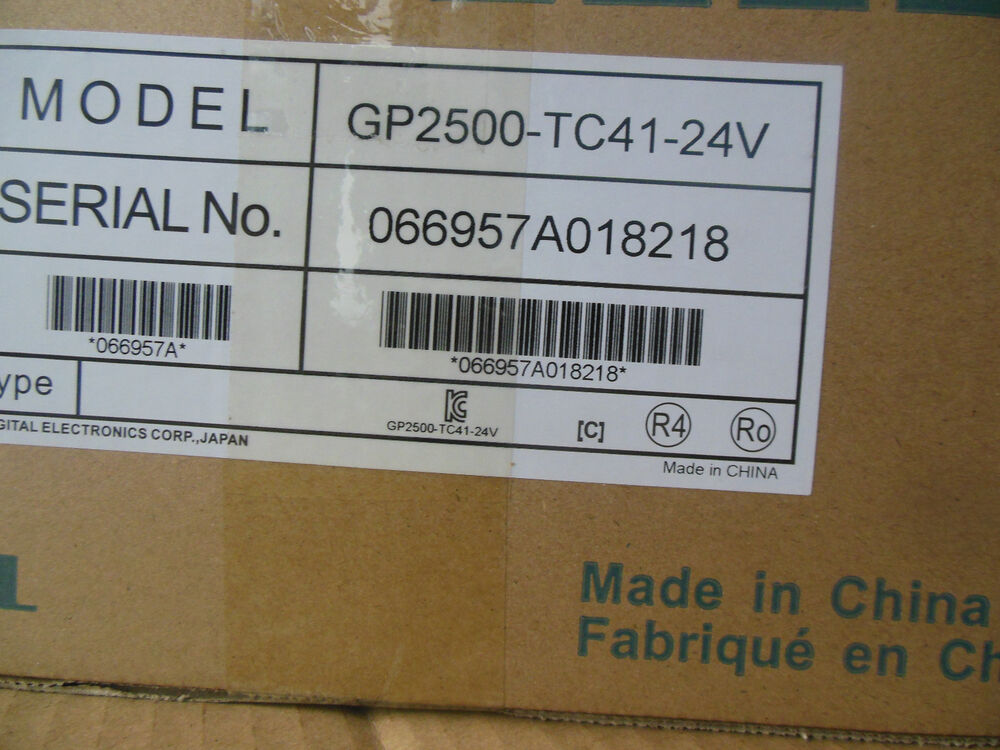 PROFACE GP2500-TC41-24V Touch Panel New In Box GP2500TC4124V HMI Fast Shipping DHL / UPS / FedEx