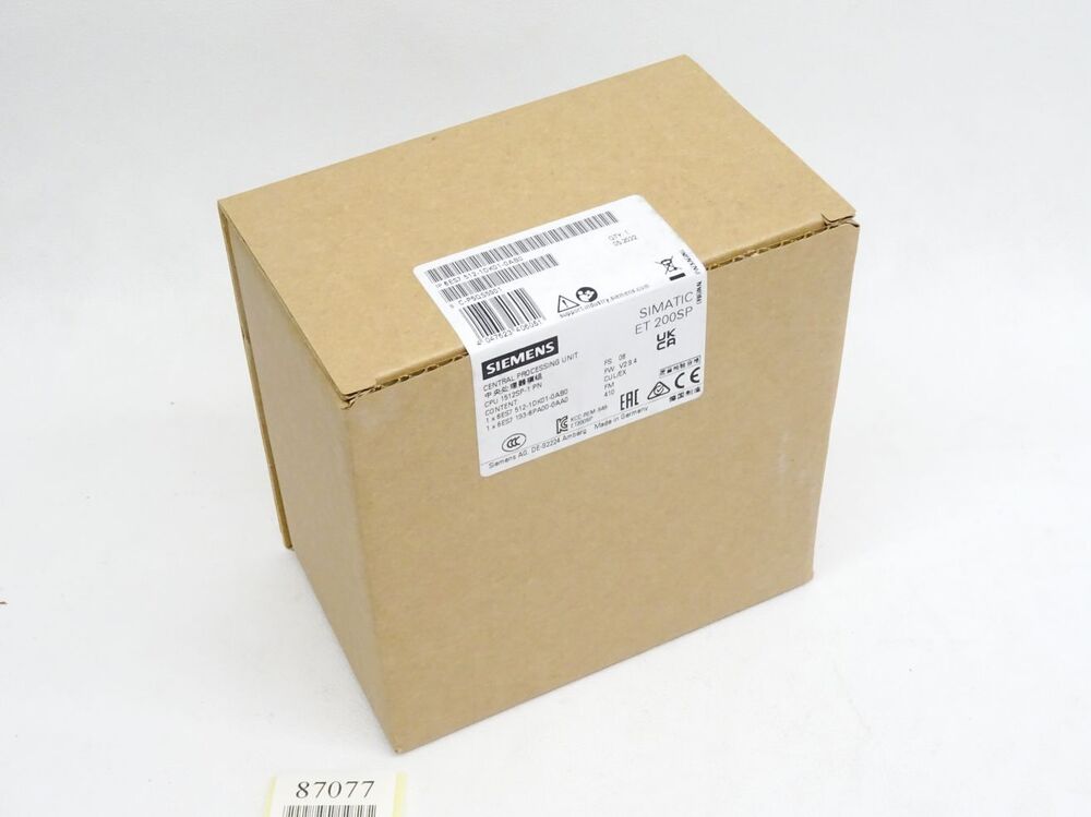 New Siemens 6ES7512-1DK01-0AB0 6ES75121DK010AB0 CPU 1512SP-1 PN for ET 200SP