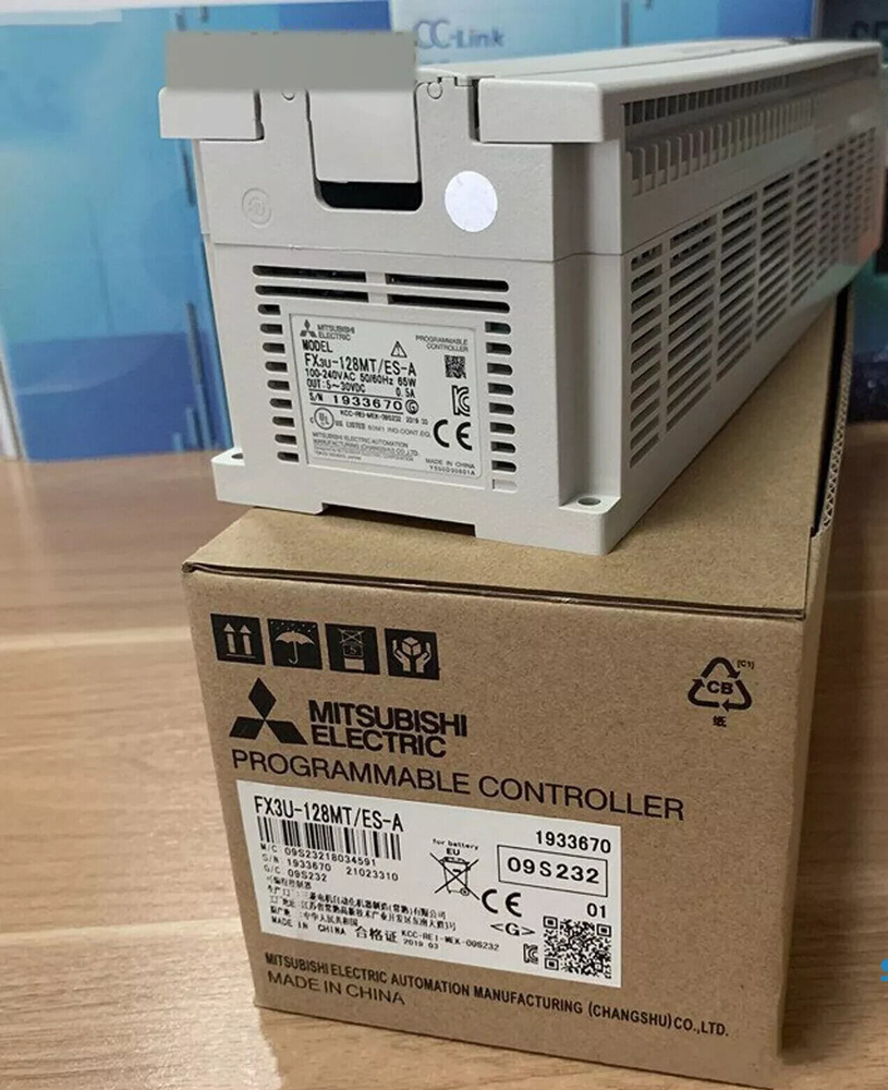 1PC New Mitsubishi FX3U-128MT/ES-A Programmable Logic Controller #S UPS / DHL / Fedex