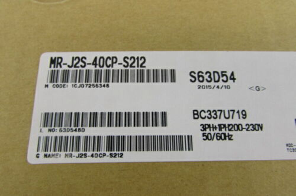 NEW Mitsubishi MR-J2S-40CP-S212 Servo Driver UPS / DHL / Fedex