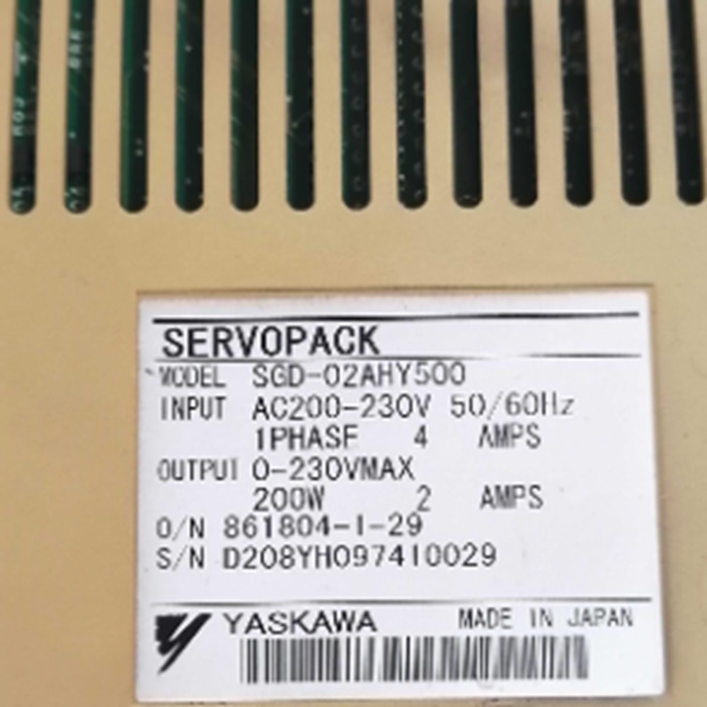 NEW Yaskawa SGD-02AHY500 Servo Drive DHL / UPS / FedEx