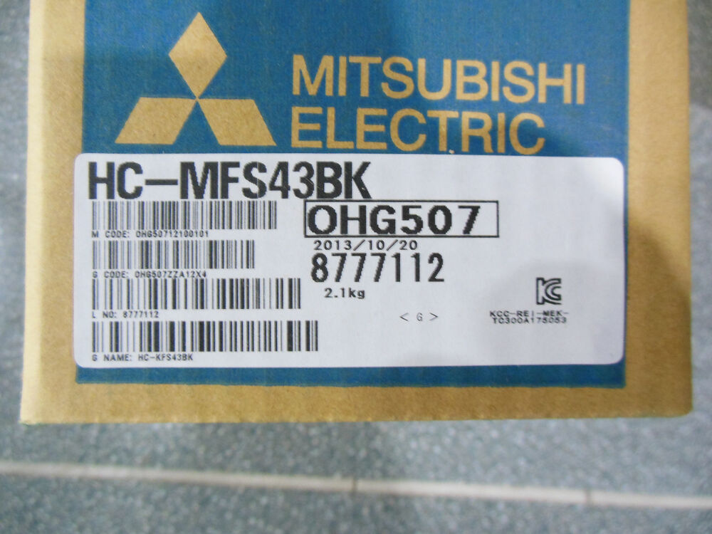 1PC MITSUBISHI HC-MFS43BK AC Servo Motor HCMFS43BK New In Box Expedited Shipping DHL / UPS / FedEX