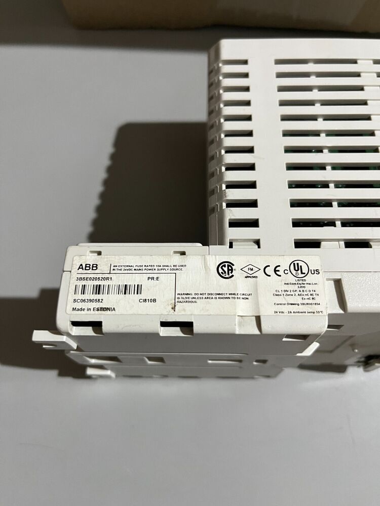 ABB CI810B 3BSE020520R1 PR E / ABB CI810B MODULE / 3BSE020520R1 / ABB New Sealed