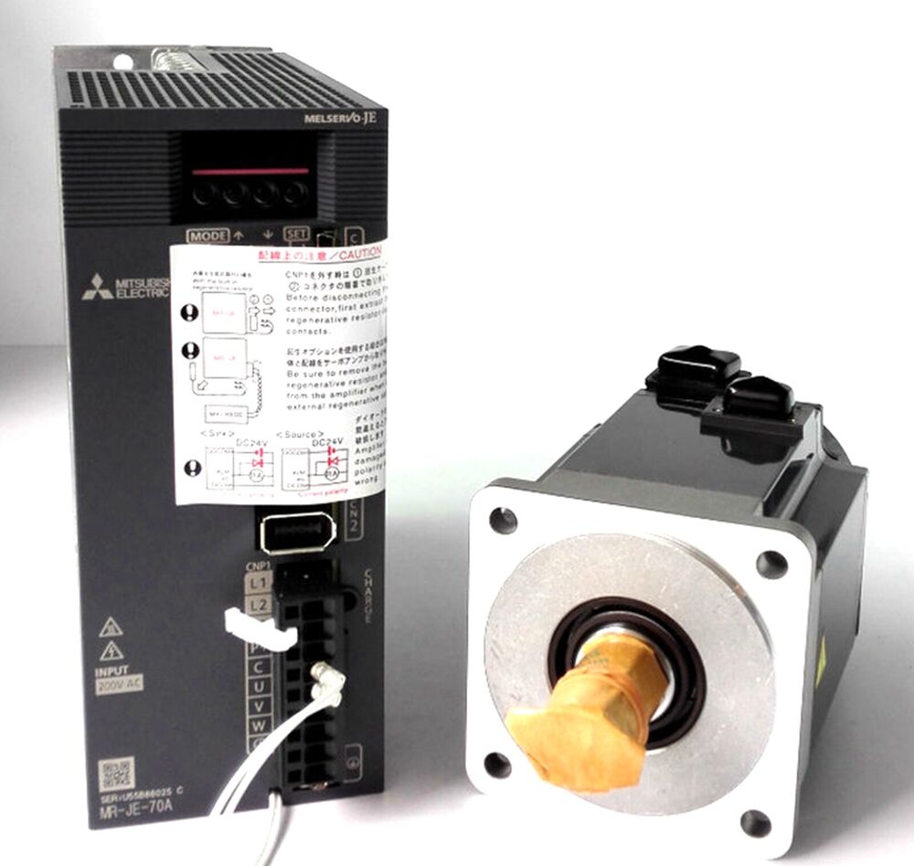 New in Box Mitsubishi MR-JE-70A+HG-KN73BJ UPS / DHL / Fedex