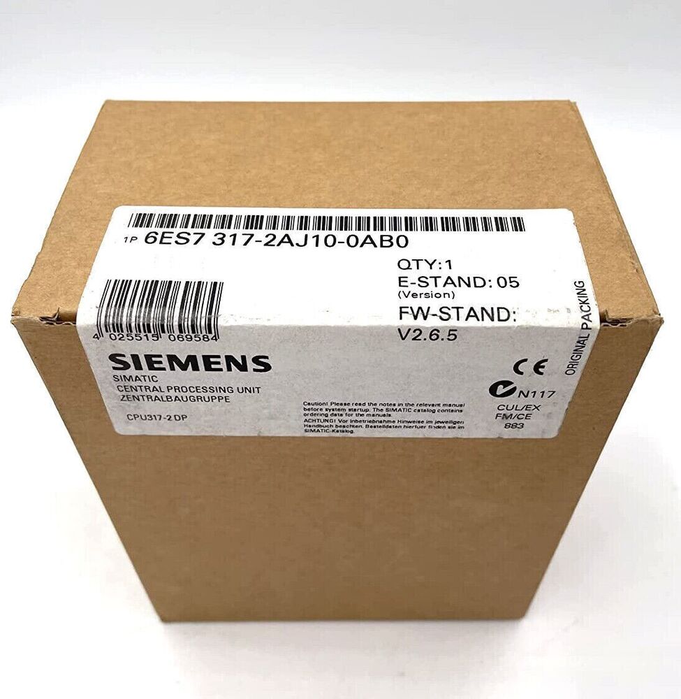 Siemens 6ES7317-2AJ10-0AB0 Brand New In Box 6ES7 317-2AJ10-0AB0 Fast Shipping US