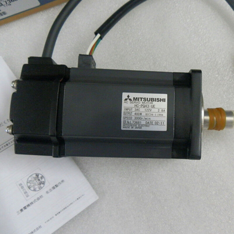 Mitsubishi HC-PQ43-UE Servo Motor HCPQ43UE NEW EXPEDITED SHIPPING DHL / UPS / FedEx