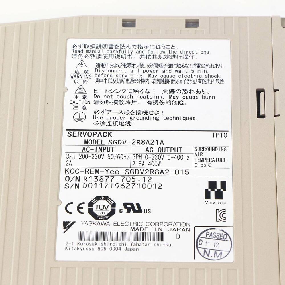 1PC New In Box Yaskawa SGDV-2R8A21A Servo Drives Expedited Shipping