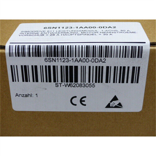 Siemens 6SN1123-1AA00-0DA2 PLC Module 6SN1 123-1AA00-0DA2 New Expedited Shipping
