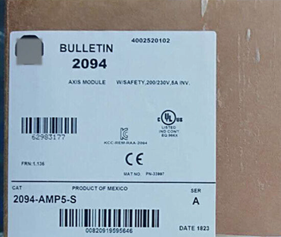 New In Box Allen Bradley 2094-AMP5-S AB 2094-AMP5-S AC Servo Power Module DHL / UPS / FedEx