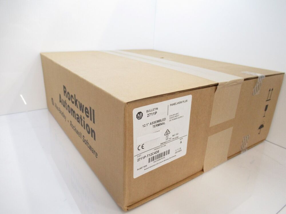 2022 New In Box AB 2711P-T12C4D8 2711PT12C4D8 PanelView Plus 12.1" Surplus- DHL / UPS / FedEx