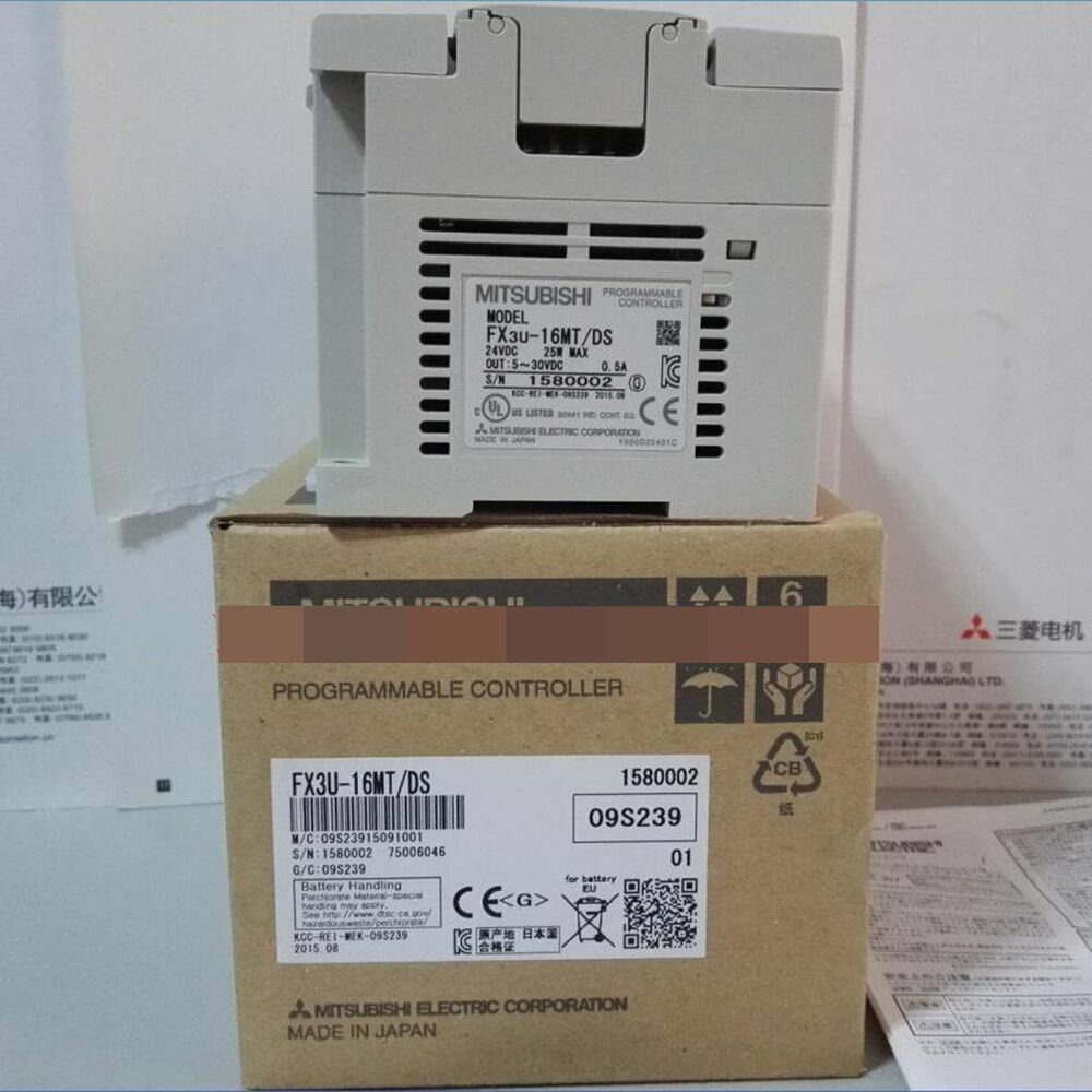 1PC Mitsubishi FX3U-16MT/DS PLC Module FX3U-16MT DS New Expedited Shipping DHL / UPS / FedEx